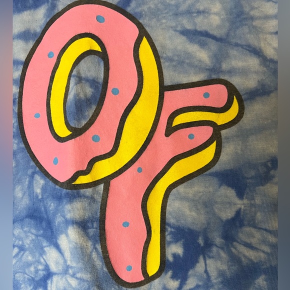 Odd Future OFWGTKA Tyler the Creator Wash Out T-Shirt Blue Small - Picture 2 of 6